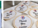 Stiker Label Thank You Gold & Circle